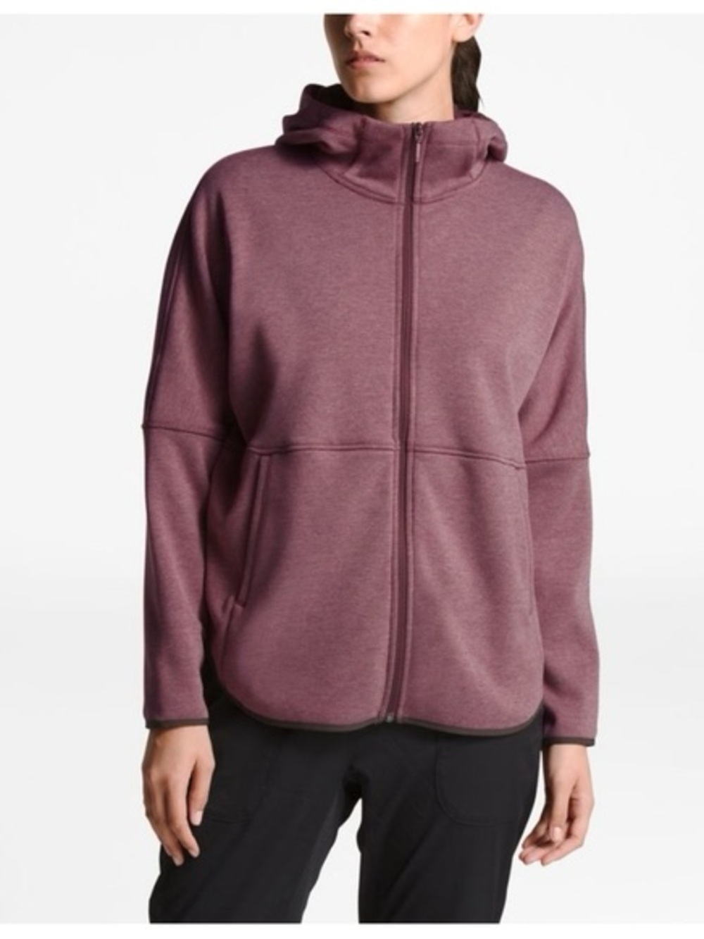 The North Face Women's Full-Zip Hoodie in Mauve